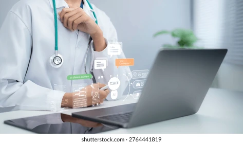 The Growing Demand for Professional Medical & Healthcare Products doctor using laptop ai clinical 260nw 2764441819