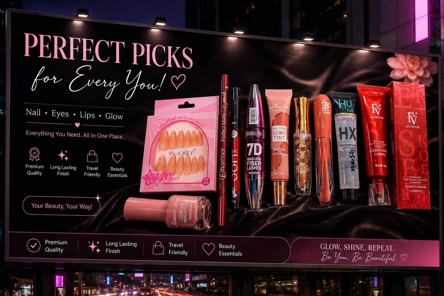 10 Pcs Perfect Picks Beauty Combo Kit